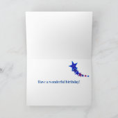 グランドパ100誕生日ワードアートwith Stars Card シーズンカード (内部)