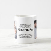 グランドパ2カスタムベビー写真と誕生の詳細 コーヒーマグカップ (中央)