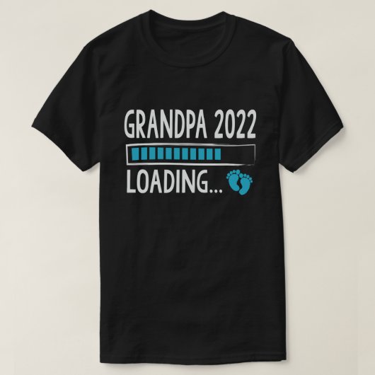 グランドパ2022積込おもしろいみ妊娠の発表 Tシャツ (デザイン正面)