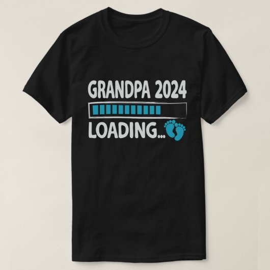 グランドパ2024新しい祖父グランドパをロードする Tシャツ (デザイン正面)