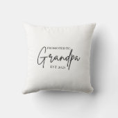 グランドパESTに昇格 | 新しいおじいちゃんギフト クッション (裏面)