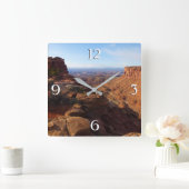グランドビューポイントアットキャニョンランズナショナルパーク スクエア壁時計 (ホーム)