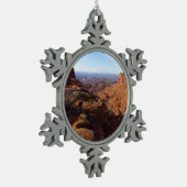 グランドビューポイントアットキャニョンランズナショナルパーク スノーフレークピューターオーナメント (左)