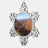 グランドビューポイントアットキャニョンランズナショナルパーク スノーフレークピューターオーナメント (右)