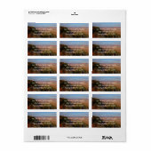 グランドビューポイントトレイルからのキャニオンランズビュー ラベル (フルシート)