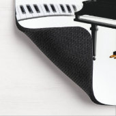 グランドピアノおよびキーボード マウスパッド (コーナー)
