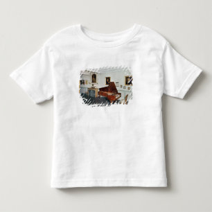 グランドピアノが付いている部屋の眺め トドラーTシャツ