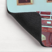 グランドピアノが付いている部屋の眺め マウスパッド (コーナー)