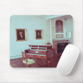 グランドピアノが付いている部屋の眺め マウスパッド (マウス)