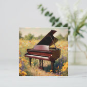 グランドピアノのフローラ場 招待状 (スタンド正面)