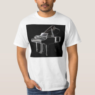 グランドピアノの音楽的なクラシカルな楽器 Tシャツ