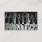 グランドピアノビジネスカード 名刺 (裏面)