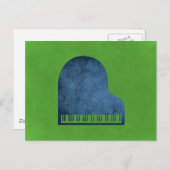 グランドピアノブルース ポストカード (正面/裏面)