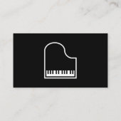 グランドピアノ名刺 名刺 (裏面)