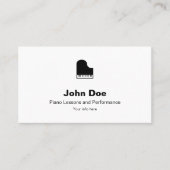 グランドピアノ名刺 名刺 (正面)