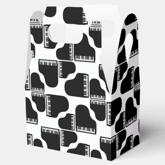 グランドピアノ音楽をテーマにしたカスタム背景色 フェイバーボックス (オープン)