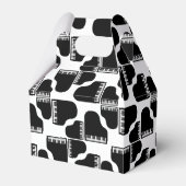 グランドピアノ音楽をテーマにしたカスタム背景色 フェイバーボックス (正面サイド)