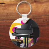 グランドピアノ キーホルダー (正面)