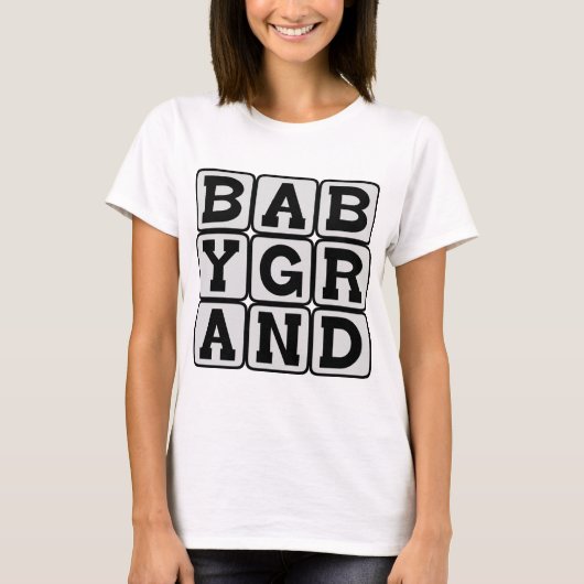 グランドピアノ, ピアノ楽器 Tシャツ (正面)