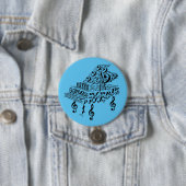 グランドピアノ、ピアノ、ミュージックシンボル 缶バッジ (インサイチュ)