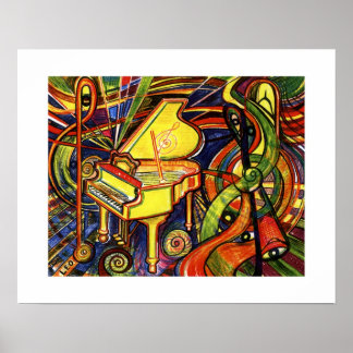 グランドピアノ ポスター