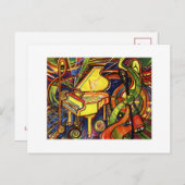 グランドピアノ ポストカード (正面/裏面)