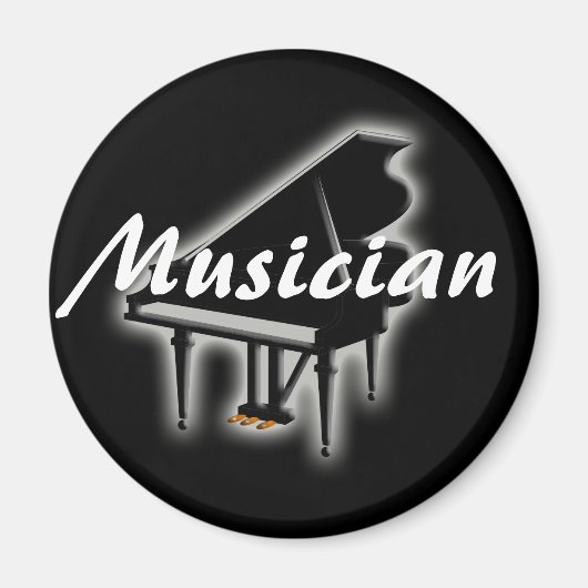 グランドピアノ マグネット (正面)