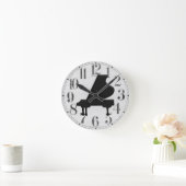 グランドピアノ ラウンド壁時計 (ホーム)