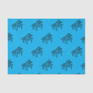 グランドピアノ、音楽シンボル、音楽先生、ギフト 薄葉紙