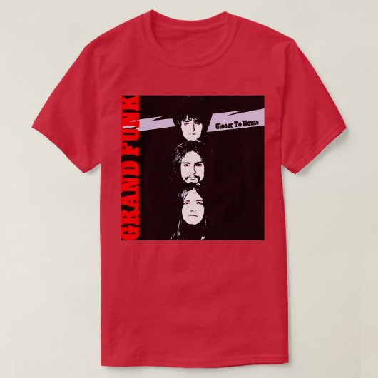 グランドファンク鉄道ホームに近い Tシャツ (デザイン正面)