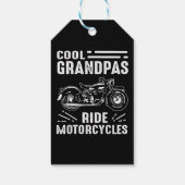 グランドファーザーバイクもしくは自転車に乗る人 ギフトタグ (裏面)