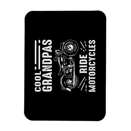 グランドファーザーバイクもしくは自転車に乗る人 マグネット (縦)