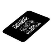 グランドファーザーバイクもしくは自転車に乗る人 マグネット (左側)