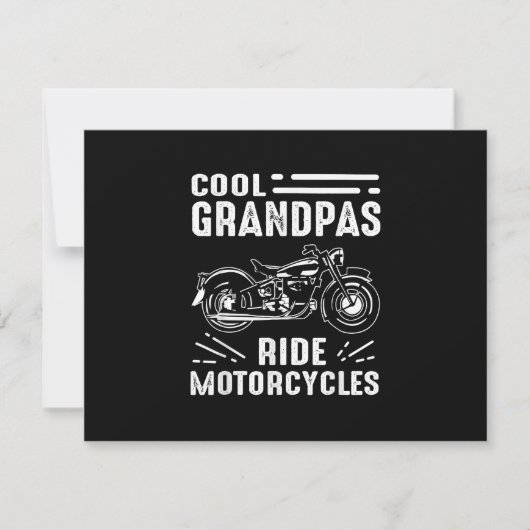 グランドファーザーバイクもしくは自転車に乗る人 出欠カード (正面)