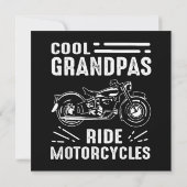 グランドファーザーバイクもしくは自転車に乗る人 招待状 (裏面)