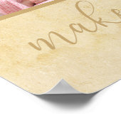 グランドフォトコラージュ素朴で人生を作る ポスター (角)