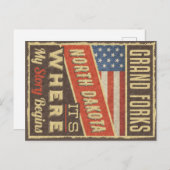 グランドフォークスノースダコタ ポストカード (正面/裏面)