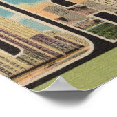 グランドフォーク、ノースダコタ州 – 大文字 ポスター (角)