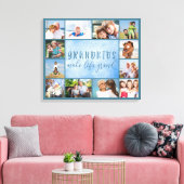 グランドブルースタイリッシュ12枚の写真 キャンバスプリント (インサイチュ (リビング))