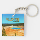 グランドプリズマティックイエローストーン国立公園ヴィンテージ キーホルダー (裏面)