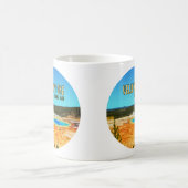 グランドプリズマティックイエローストーン国立公園ヴィンテージ コーヒーマグカップ (中央)