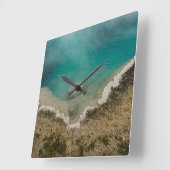 グランドプリズマティックイエローストーン スクエア壁時計 (傾斜)