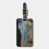 グランドプリズマティック春イエローストーン国立公園 ラゲッジタグ (正面縦)