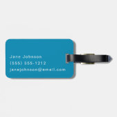 グランドプリズマティック春イエローストーン国立公園 ラゲッジタグ (裏面横)