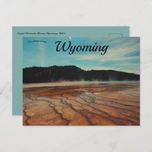 グランドプリズマティック春ワイオミングUSA ポストカード (正面/裏面)