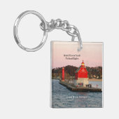 グランドヘブンサウスピアヘッドライツキーチェーン キーホルダー (正面左)