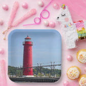 グランドヘブンミシガンライトハウス ペーパープレート (パーティー)