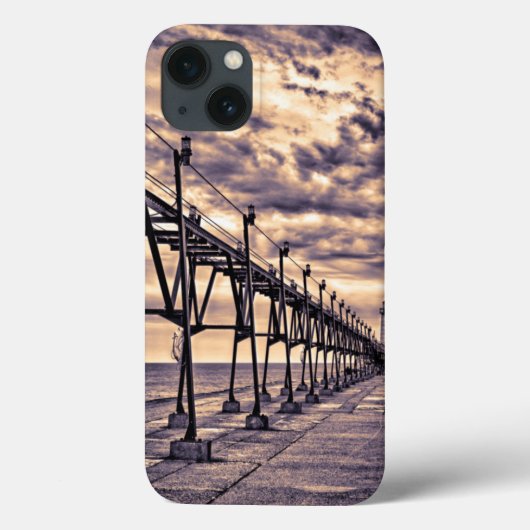 グランドヘブン灯台とピア、グランドヘブン Case-Mate iPhoneケース (裏面)