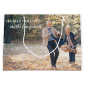 グランドペアレントの日抱き枕 ラージペーパーバッグ (正面)