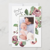 グランドペアレントクリスマスフォトフローラリース シーズンカード (正面)